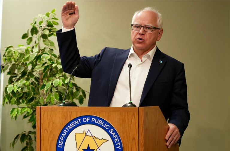 Photo via Governor Tim Walz, Facebook.