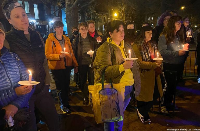 People Host Vigil for Nonbinary Student Nex Benedict