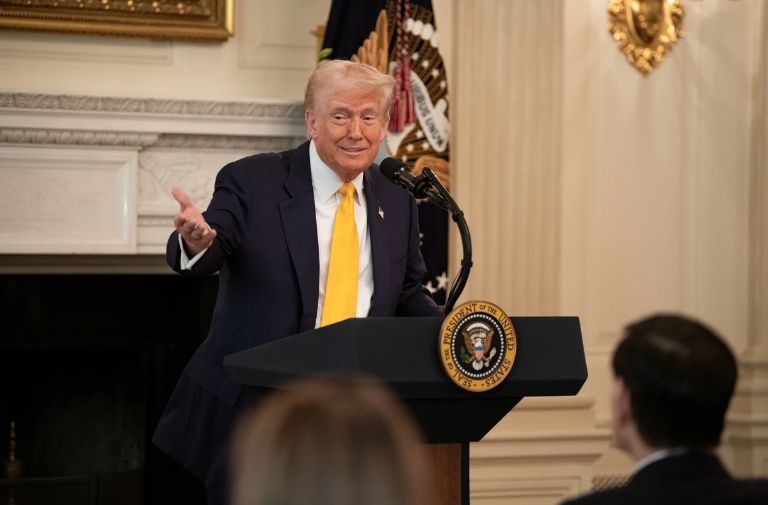 Trump Urges Patience As Tariffs Force Trade Reset