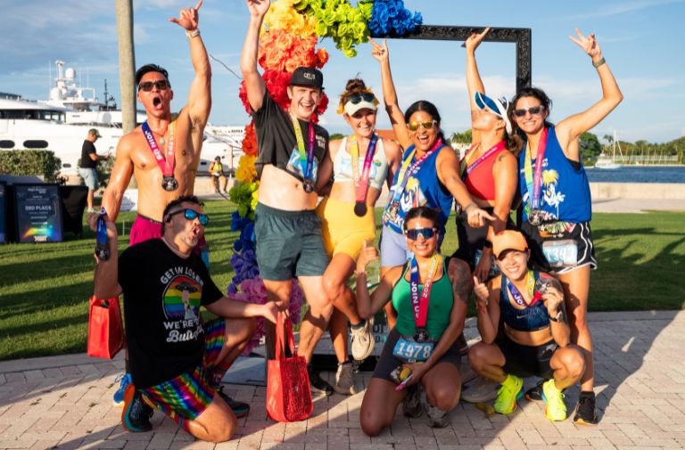 Night Runners WPB Celebrate Pride 5K with Joy, Speed & a Surprise Proposal