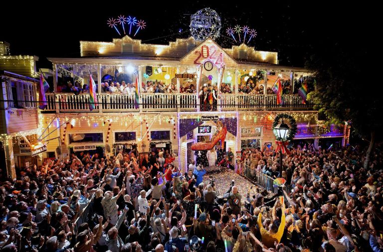 Celebrate New Year’s Eve with A Giant Iconic Shoe