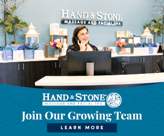 Hand and Stone Side Banner Feb - Mar 2024